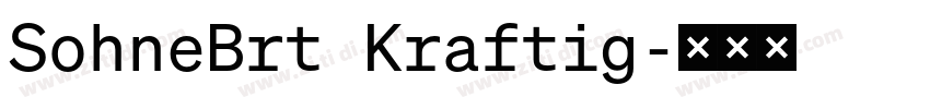 SohneBrt Kraftig字体转换